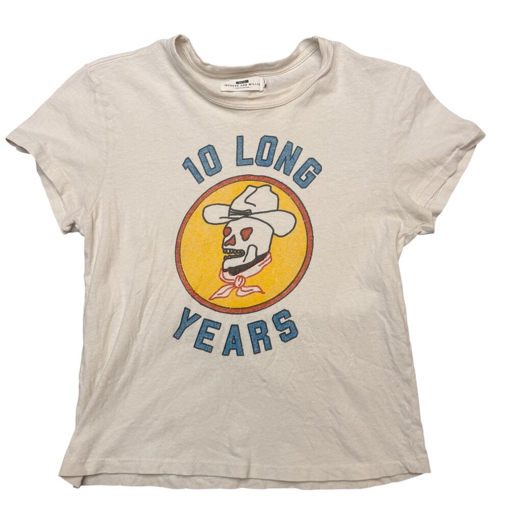 Imogene + Willie The Lone Star Cowboy’Tee in Vintage White Shirt Women's XS